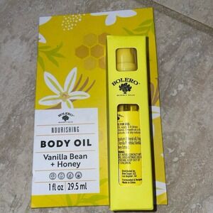 New•Bolero of Beverly Hills nourishing body oil vanilla bean, and honey scented